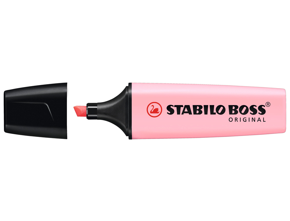 Papeler A Carlin Rotulador Stabilo Boss Pastel Fluorescente Rubor Rosa