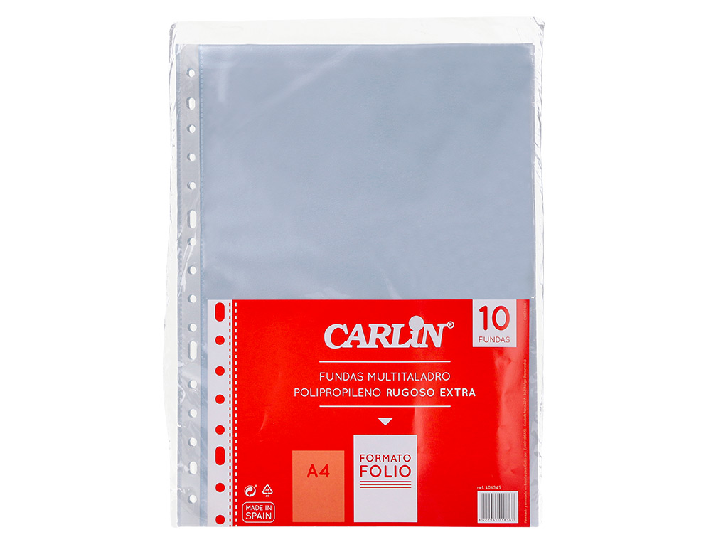 Papeler A Carlin Funda Multitaladro Carlin Polipropileno Rugoso Extra