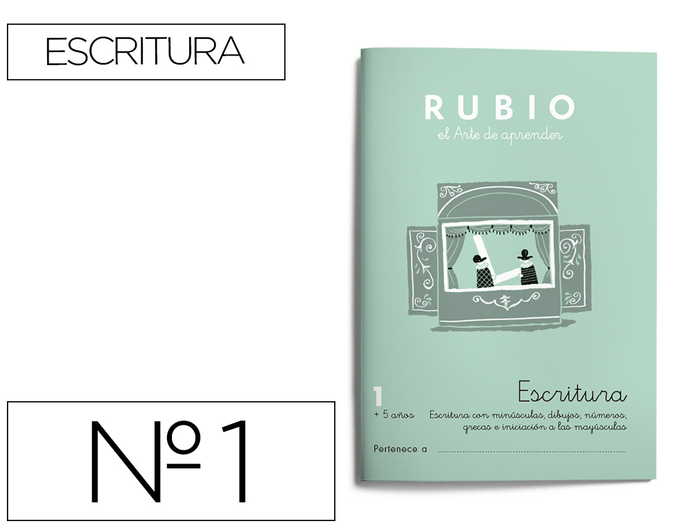 CUADERNO RUBIO CALIGRAFIA N 1