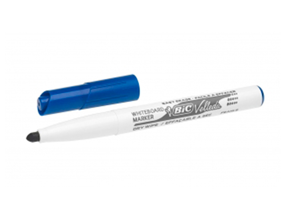 ROTULADOR BIC VELLEDA PARA PIZARRA AZUL PUNTA REDONDA 1,4 MM