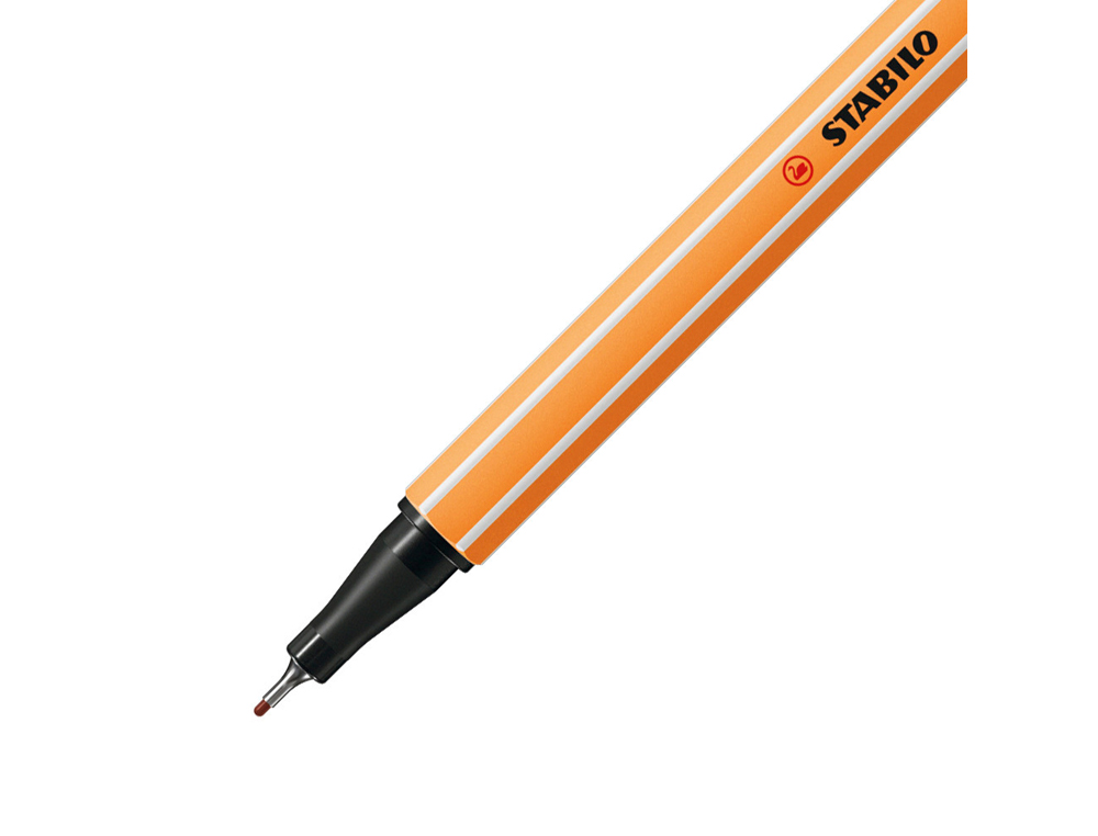 ROTULADOR STABILO PUNTA DE FIB RA POINT 88 SIENA TOSTADO PUNTA FINA 0,4MM