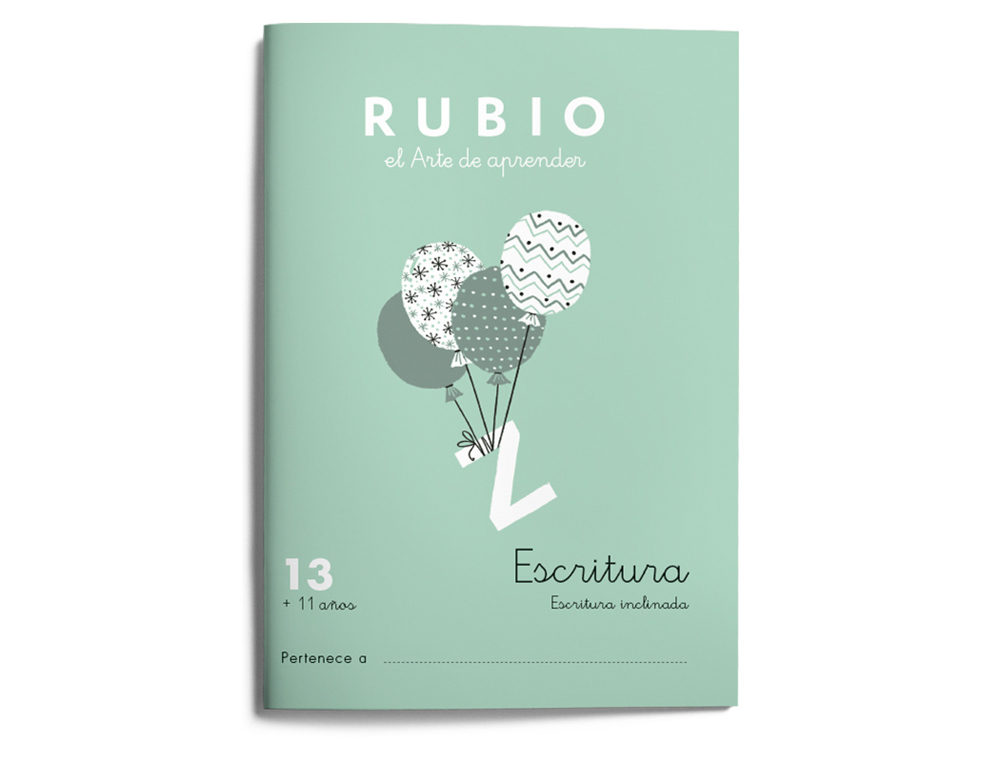 CUADERNO RUBIO CALIGRAFIA N 13