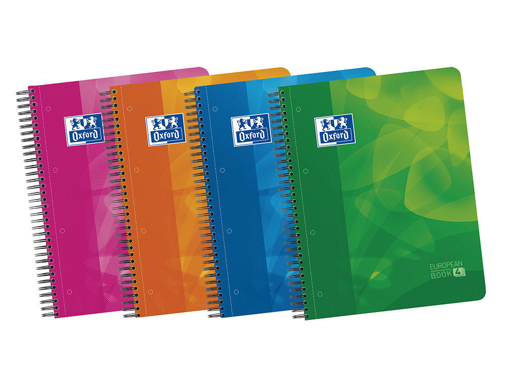 BLOC ESPIRAL OXFORD TAPA PLASTICO OPTIK PAPER MICROPERFDIN A4 120 H 50% HOJAS GRATIS CUADROS 5 MM CON 3 SEPARADORES