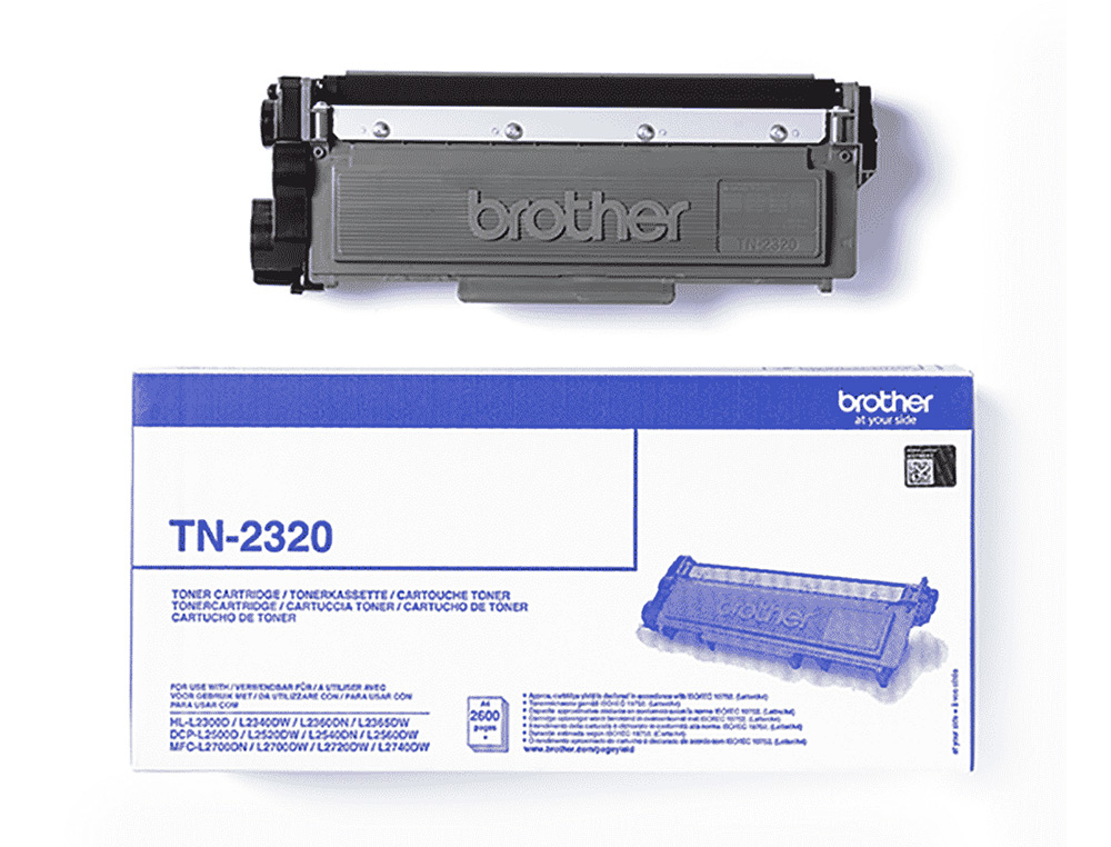 TONER BROTHER TN-2320 DCPL2520DW DCPL2540DN MFCL2700DW MFCL2720DW MFCL2740DW NEGRO 2600 PAG