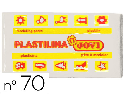 PLASTILINA JOVI 70 BLANCA UNIDAD TAMAO PEQUEO