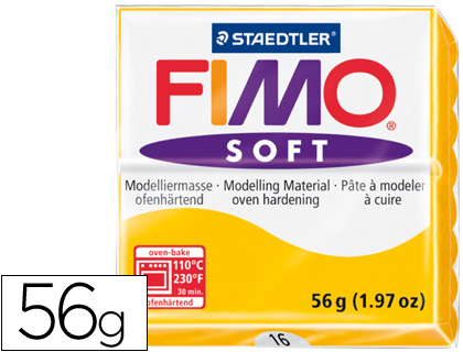 PASTA STAEDTLER FIMO SOFT 57 GR COLOR AMARILLO