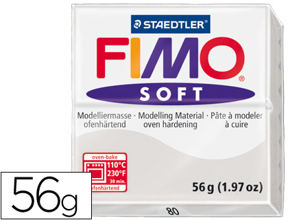 PASTA STAEDTLER FIMO SOFT 57 GR COLOR GRIS