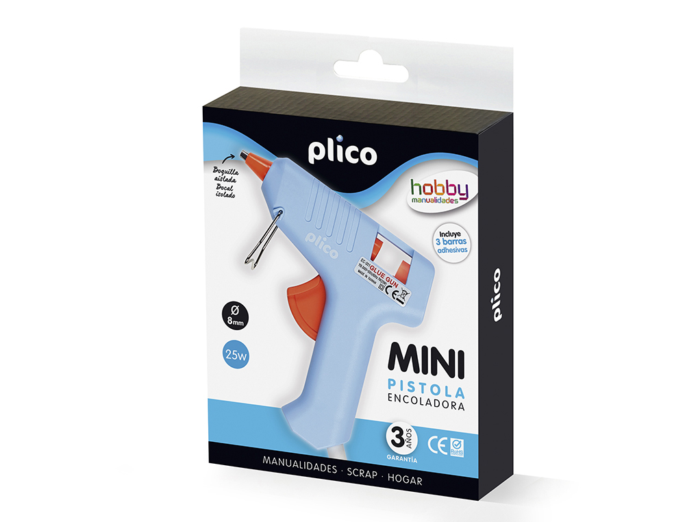 PISTOLA TERMOFUSIBLE PLICO MINI 25 W