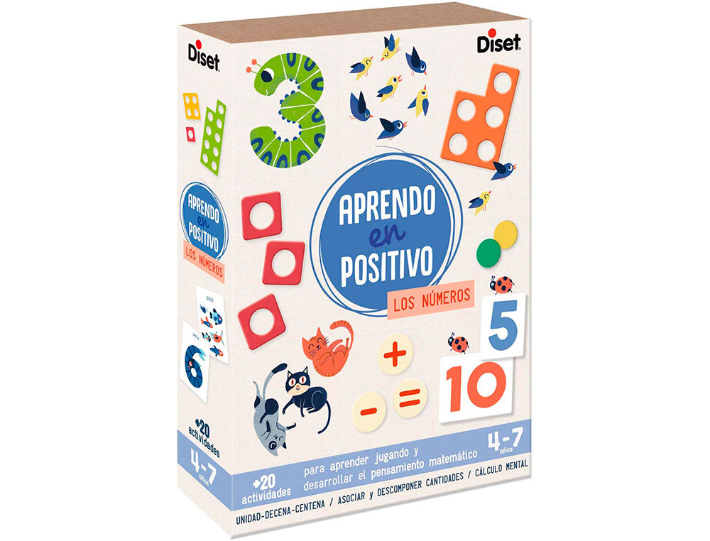 JUEGO DISET DIDACTICO APRENDO EN POSITIVO LOS NUMEROS