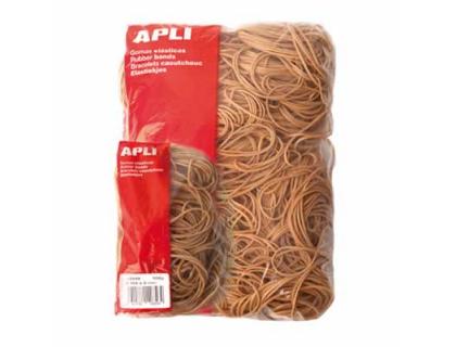 GOMILLAS ELASTICAS APLI 14 CM BOLSA DE 100 GR